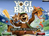 Игра Найди отличия мишка Йоги